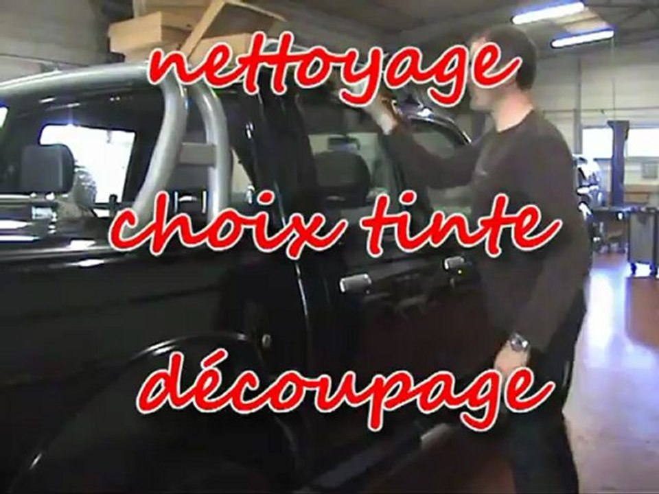 film adhesif teinté pour vitres 4x4, SUV ou berline chez nissan cahors