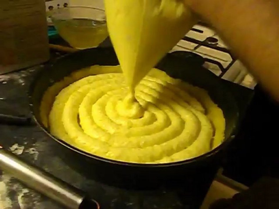 Preparation du Gateau Basque maison