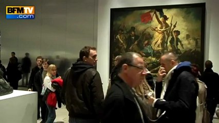 "La Liberté guidant le peuple" dégradée : une inscription au marqueur noir - 07/02