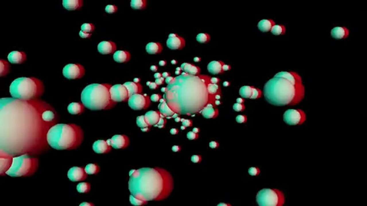 3D Flying Balls