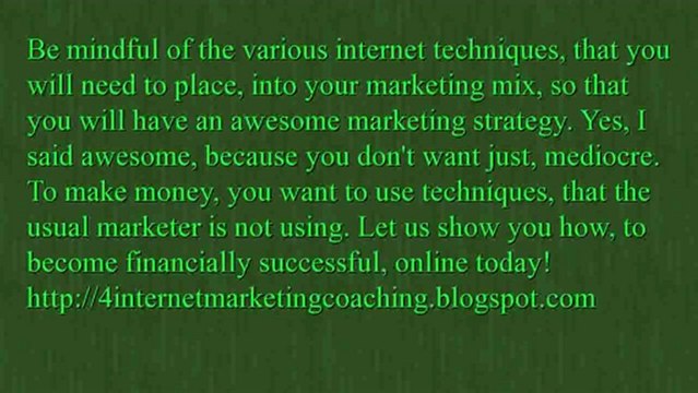 Money-Making Strategies 4 Small Business Marketing