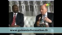 JT RTG DU 07.02.2013. Président de la FIFA Joseph S. Blatter en Guinee