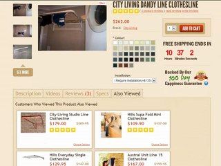 Video Review for City Living Dandy Line Clothes Line
