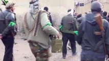 Rebels battle for Damascus checkpoint