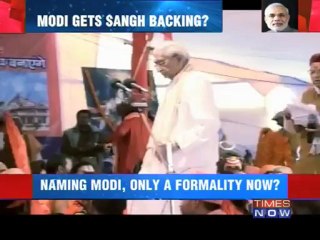 Narendra Modi gets Sangh backing?