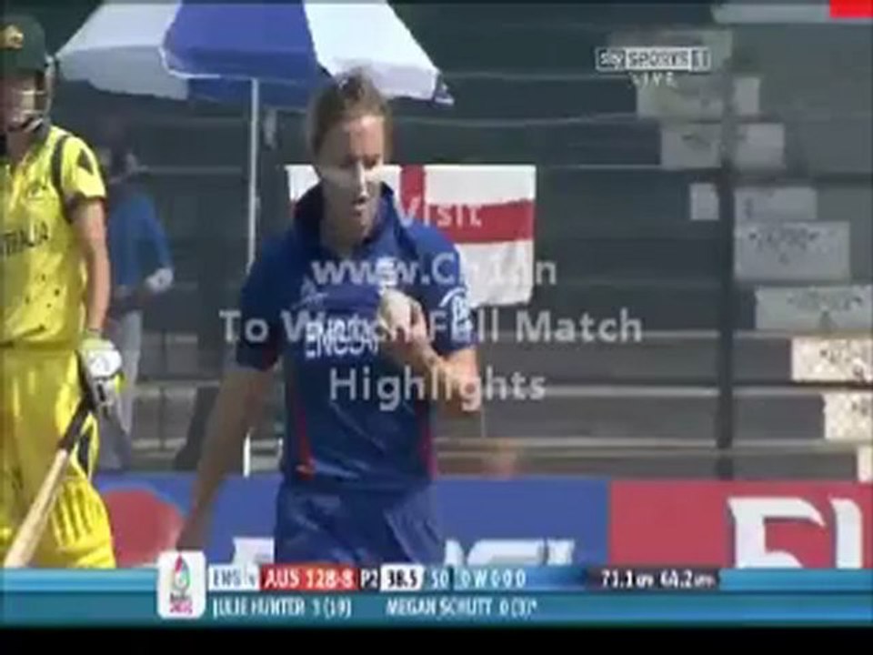 ICC Women's World Cup, 13th Match, Super Six:Live  Australia Women v England Women at Mumbai (BS), Feb 8, 2013