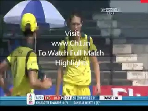 Australia Women v England Women Full Match Highlights [Aus Vs Eng Highlights] at Mumbai (BS), Feb 8, 2013