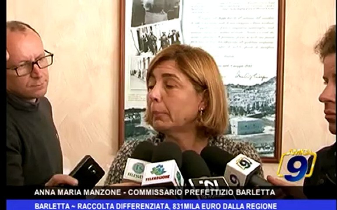 Barletta | Raccolta differenziata, 831 mila euro dalla Regione