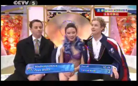 2013 Four Continents SD Madison CHOCK - Evan BATES