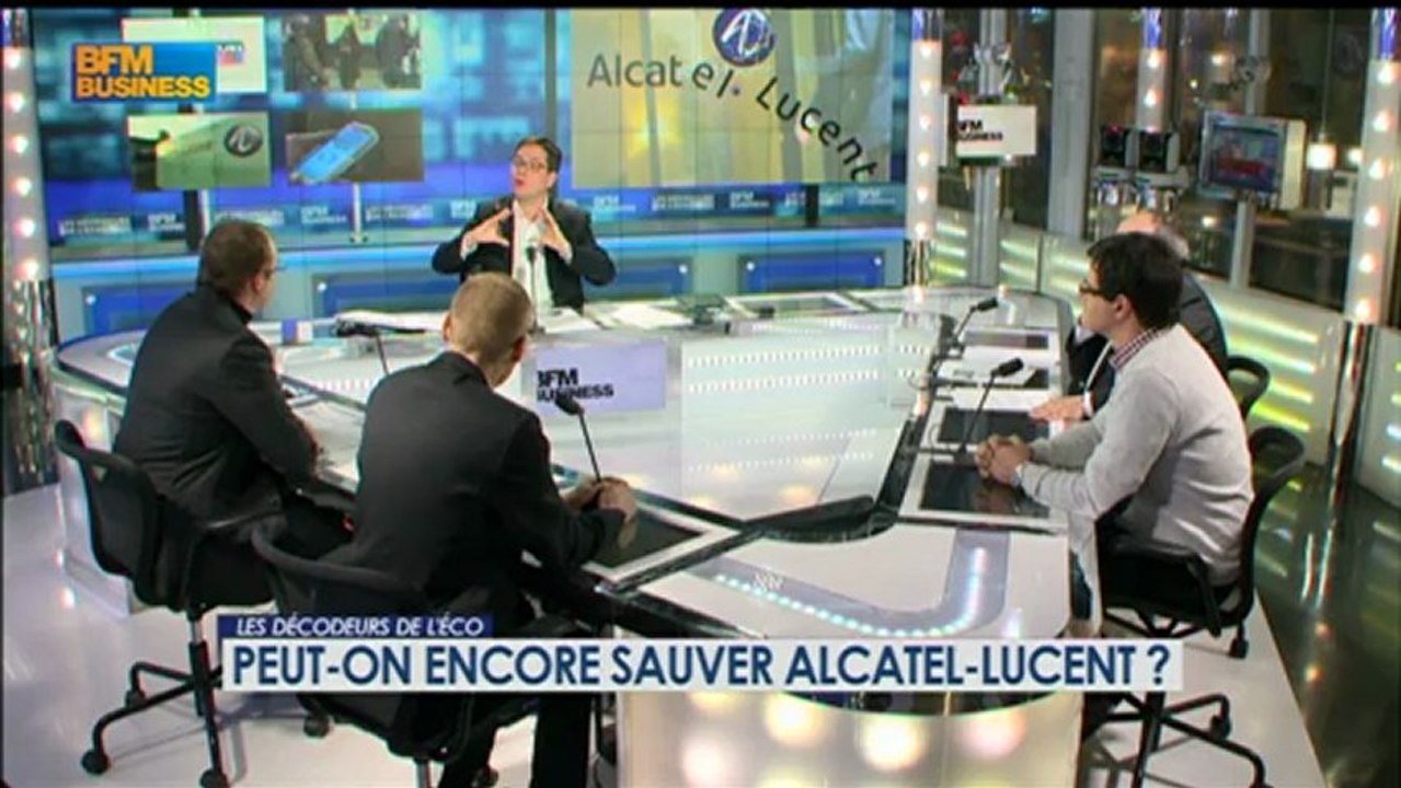 Peut-on encore sauver Alcatel-Lucent ? - 7 février - BFM : Les décodeurs de l'éco 1/5
