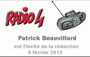 Beauvillard invité de la rédaction de Radio4