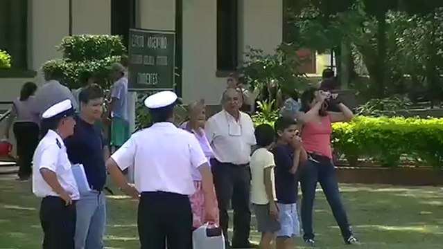Despedida de los ingresantes a la Armada Argentina desde Corrientes Capital