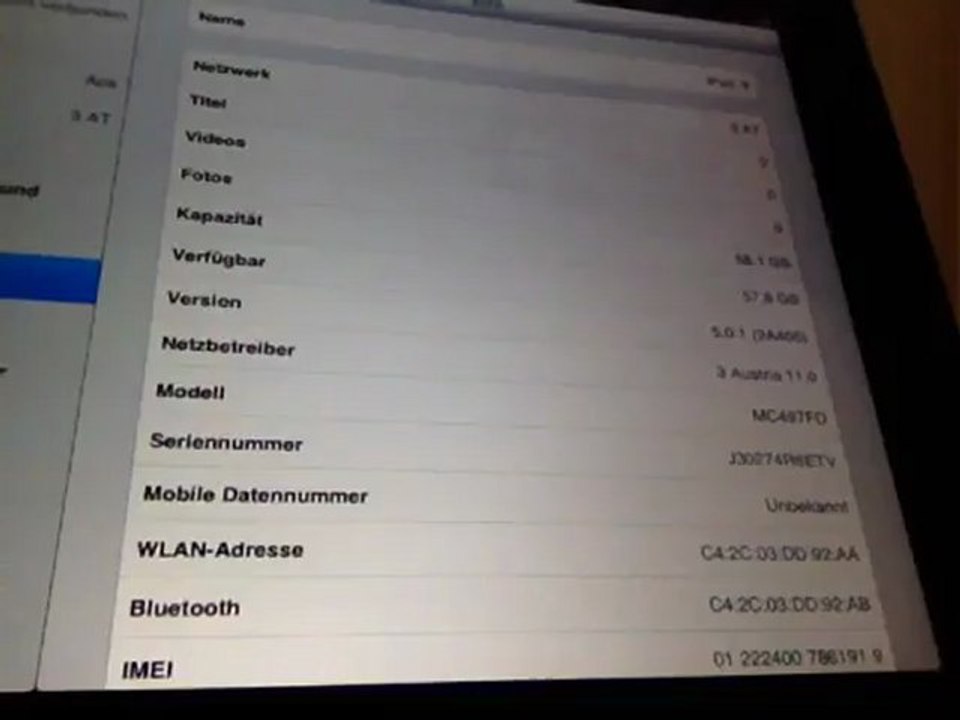 Ipad 1 GB 64 Teil 1
