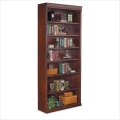 Kathy Ireland Home By Martin Furniture Huntington Club Solid Wood 7 Shelf Wood Bookcase In Distressed Cherry