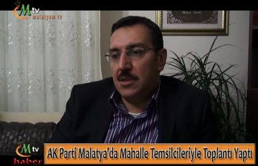 AK Parti Malatya’da Mahalle Temsilcileriyle Toplantı Yaptı