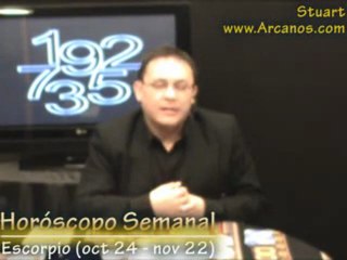 Horoscopo Escorpio 19 al 25 de julio 2009 - Tarot
