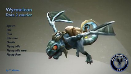 The Premier League Dota 2 courier - Wyrmeleon