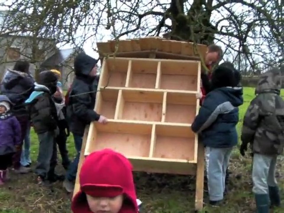 pose de nichoirs Wallers en Fagne