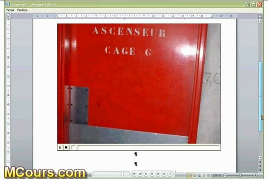 Tutoriel WORD 2007: Cours N°39 Comment insérer du son ou vidéo dans Word