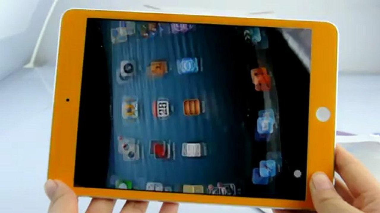 Colorful Screen Protector for iPad Mini-Orange