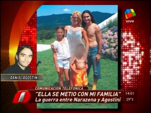 Pronto.com.ar Agostini se defiende en 'Intrusos'