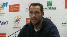 Michaël Llodra heureux en famille à l'Open Sud de France de Montpellier