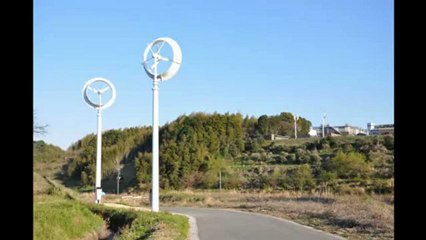 小型風力発電機「風レンズ風車」紹介VTR（解説付）