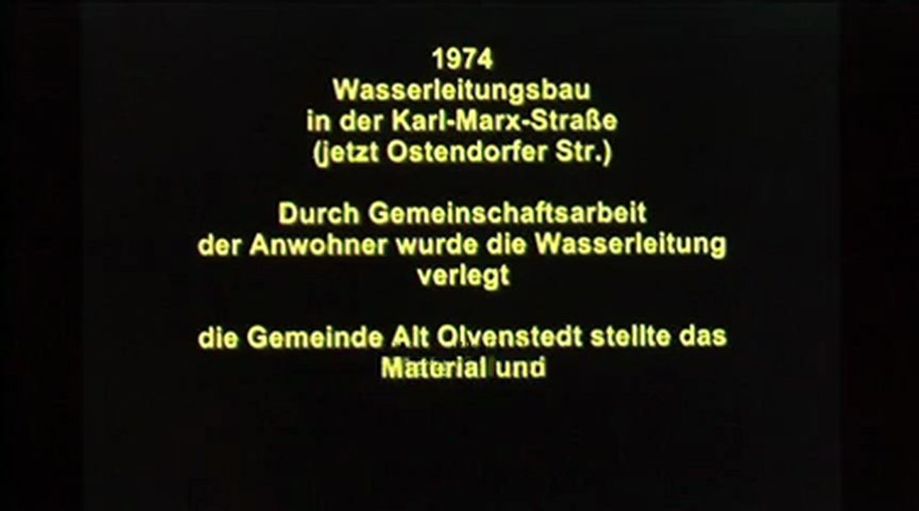 Historische Filmbilder aus Alt-Olvenstedt