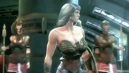 Injustice : Battle Arena Fight Wonder Woman vs. Harley