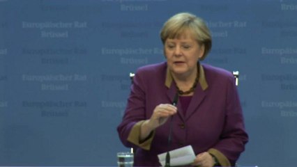 UE: Merkel salue un "bon et important" accord