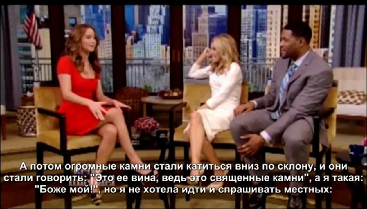Дженнифер на шоу Майкла и Келли