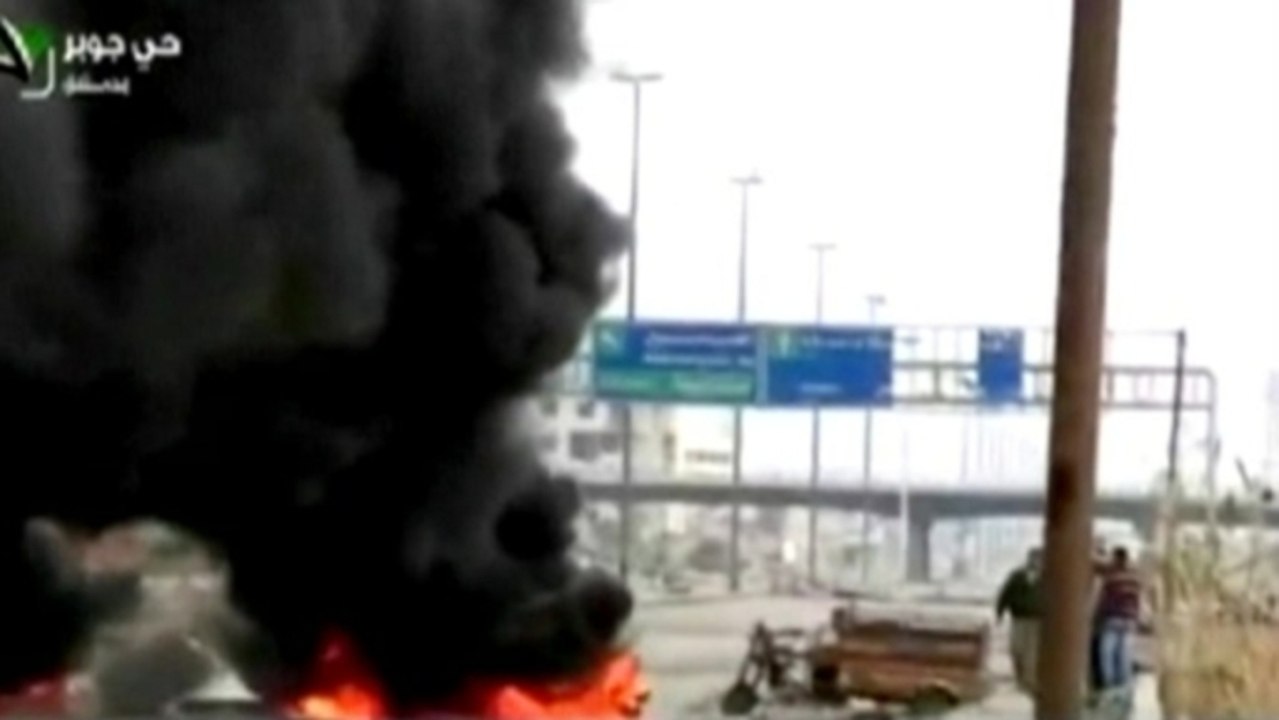 Damascus fighting rages -amateur video