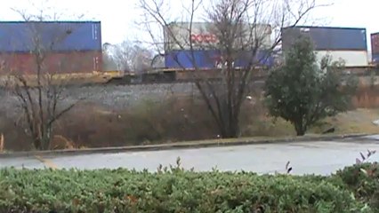 Norfolk Southern stack train southeast through Austell Ga.