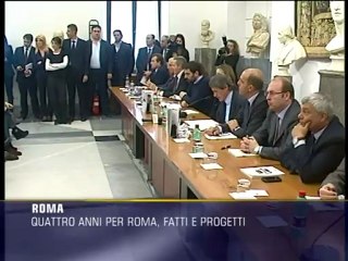 Quattro anni per Roma, fatti e progetti