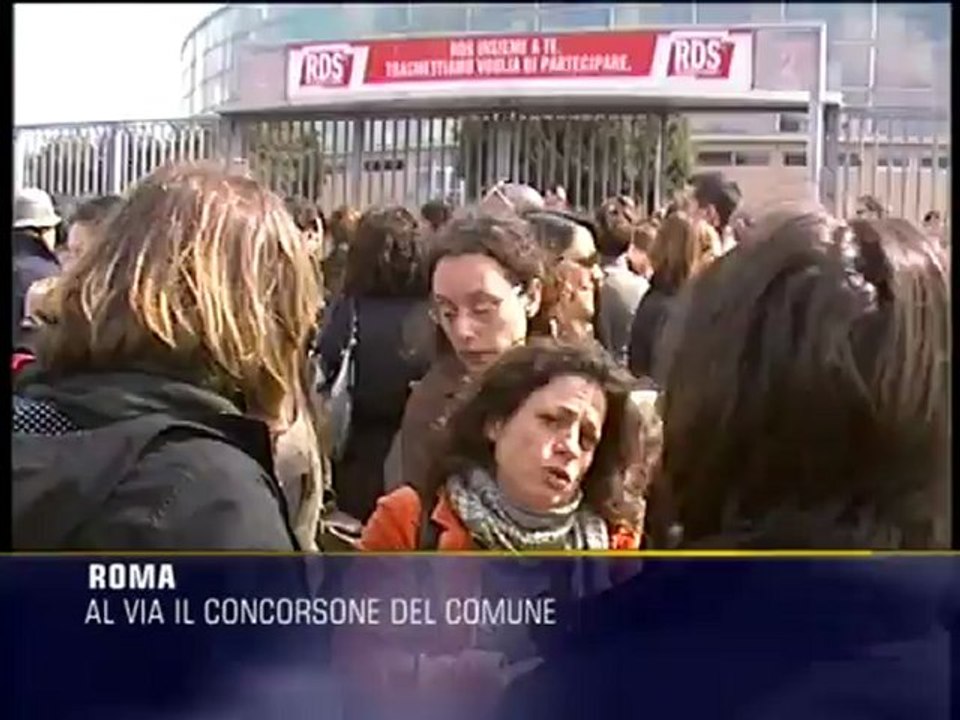 Concorsone al via a Roma