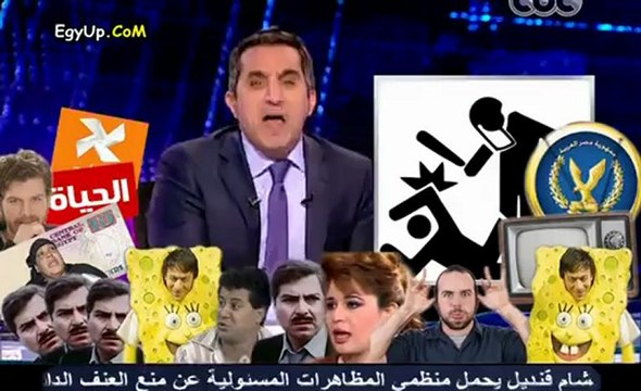 تعليق باسم على سحل حمادة ورد فعل الاعلاميين على الموضوع و تفاهة القنوات الدينية ... حلقة كلة طلع فسسسسسس