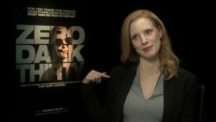 Jessica Chastain Interview -- Zero Dark Thirty