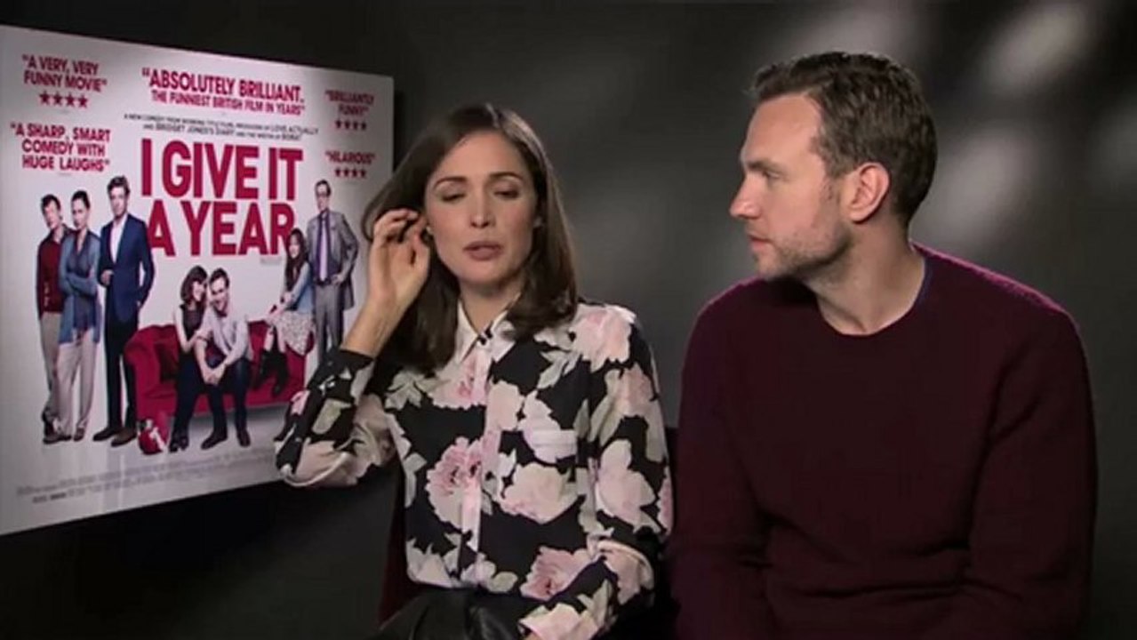 Rafe Spall And Rose Byrne Interview -- I Give It A Year