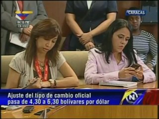 Vea rueda de prensa completa del ministro Giordani y Presidente del BCV