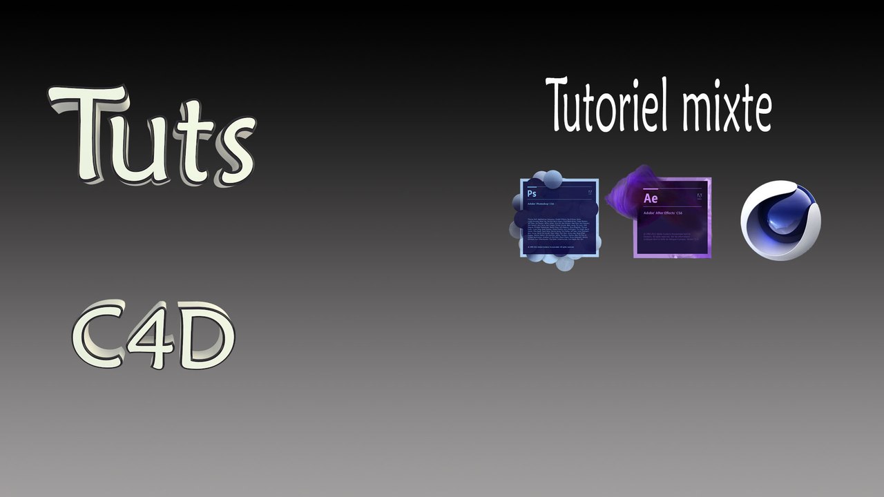 tutoriel video importation d'un fichier C4D sur After Effect