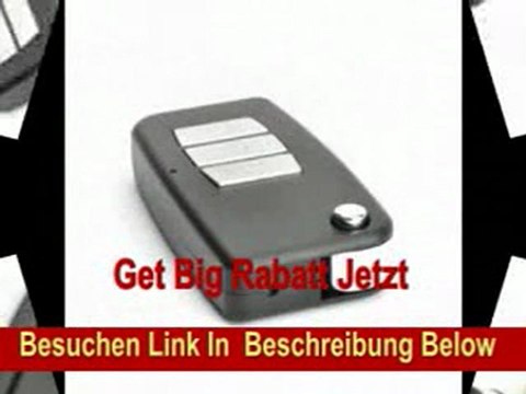 Mini-Spycam in Autoschlüssel-Optik von Kingdiscount mit Sprachaktivierung, Videostart auf Knopfdruck oder bei Geräuschen/Gesprächen, getarnte Kamera, Spionagekamera, Camcorder, Minikamera mit Ton, für Windows und Mac inkl. USB-Kabel - Zum Mitnehmen ideal