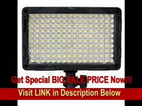 Bi-Color LED-Videoleuchte CN-160CA, 1000 Lux , Video Light, Video Licht, LED Panel für Camcorder, Kamera & Videokamera