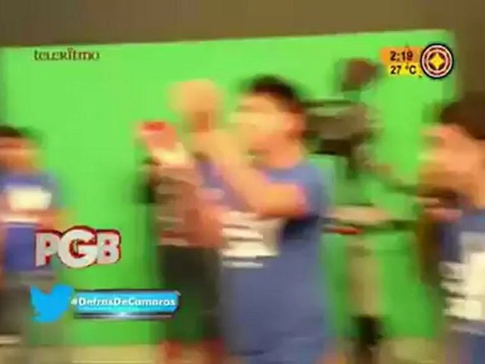 Detrás de cámaras PGB (Cipriano, Ensayos, y Arthur)