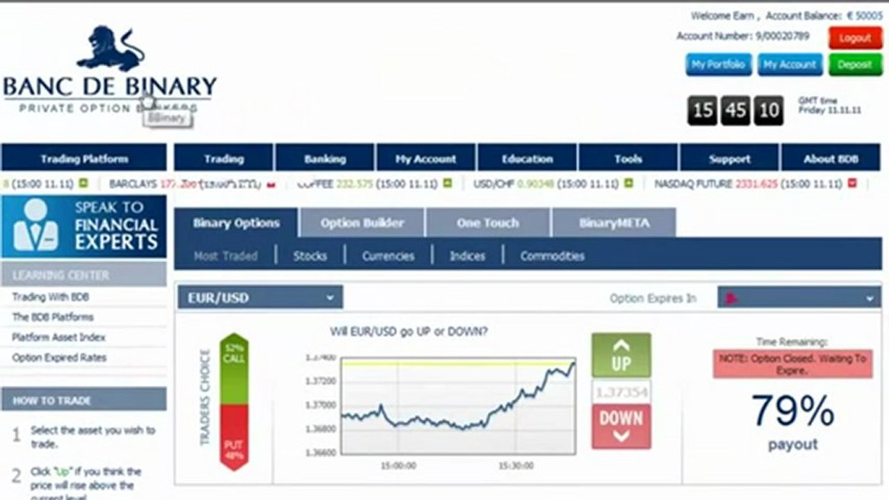 How To Use Traders Choice And Banc de Binary Broker To Profit With Binary Options