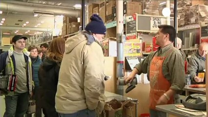 New York'ta fırtına hazırlıkları tamam