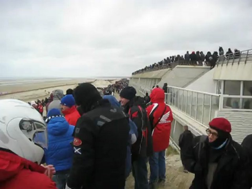 Balade des 3 côtes - Le Touquet Pierre et André avant le départ ENDUROPALE  - Février 2013