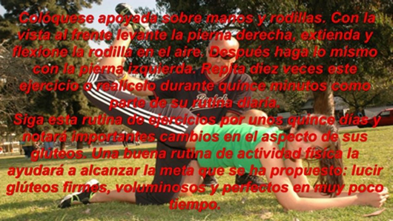 Ejercicio Para Tonificar los Gluteos | Gluteos Grandes y Firmes