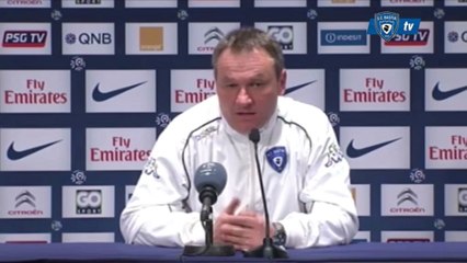 L1 / 2012-13 : Paris 3-1 Bastia : Réaction de F. Hantz