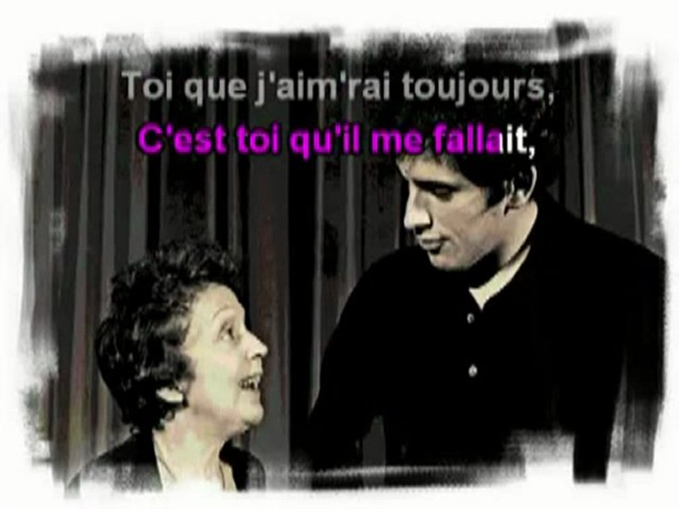 Karaoke duo - A quoi ça sert l'amour - Avec voix d'homme