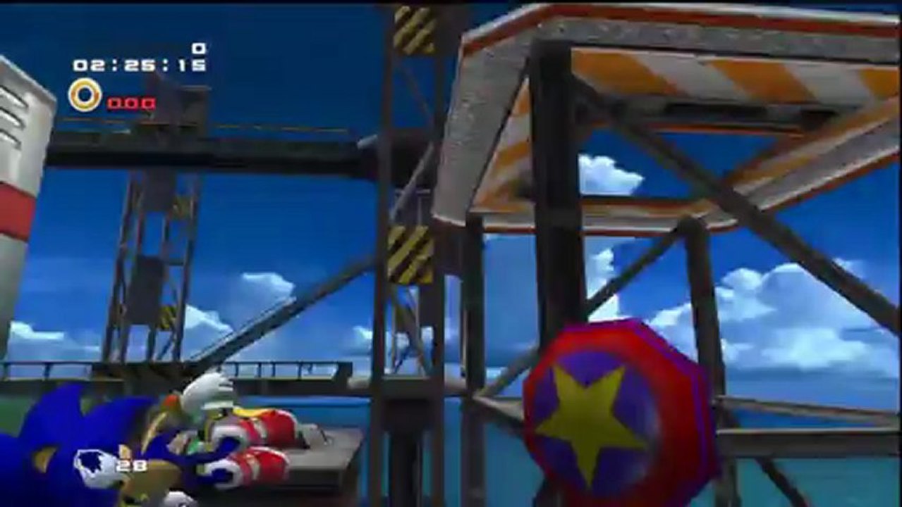 Sonic Adventure 2 Battle - Hero - Sonic : Metal Harbor - Mission 3 : Trouve le Chao perdu !